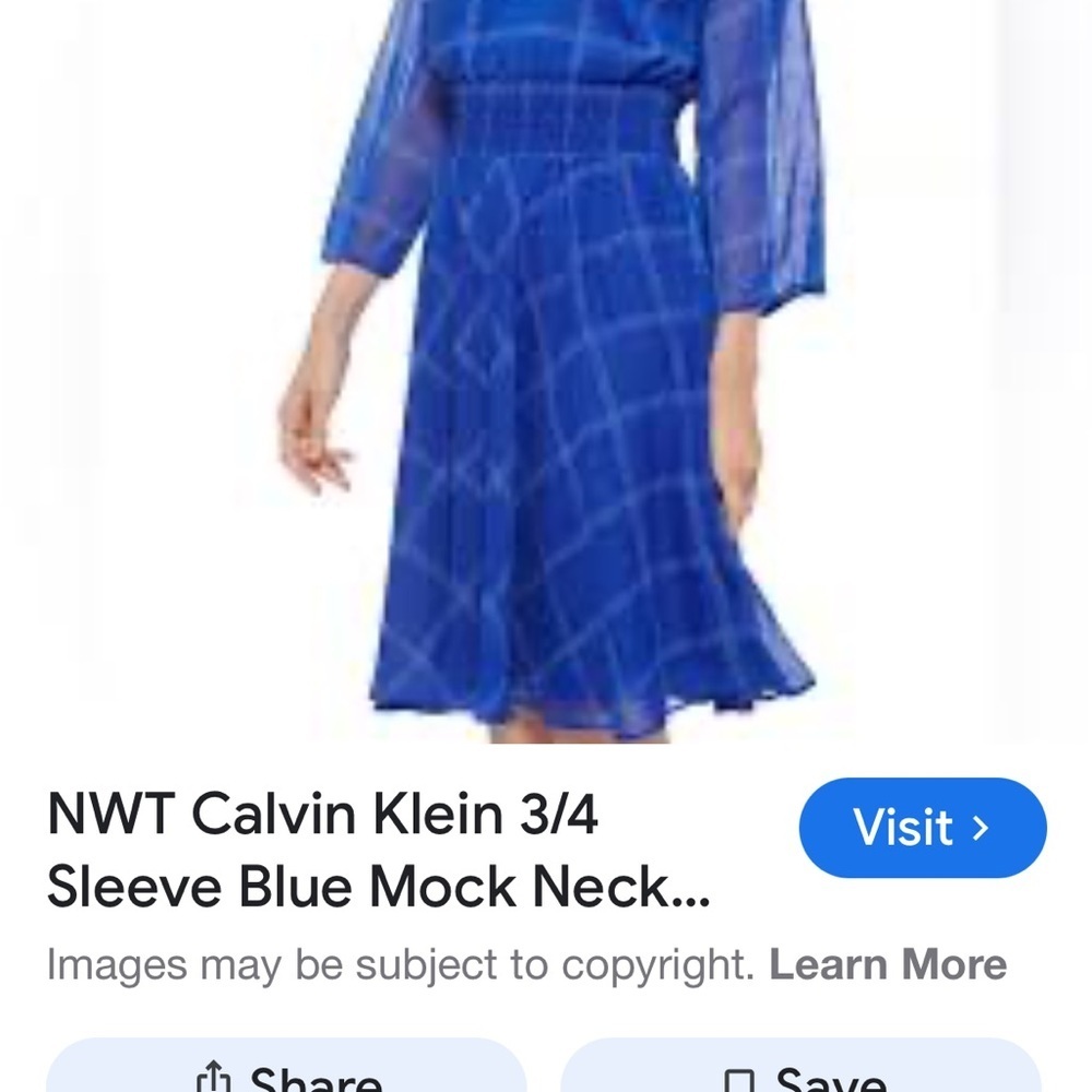 Calvin Klein Sheet Silhouette Dress 6 never worn - Picture 2 of 14